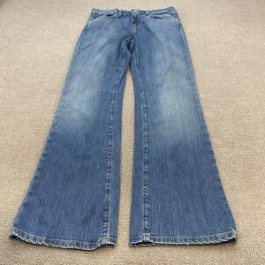 Ralph Lauren Classic Bootcut Jeans Womens 8 Blue Wash Mid Rise Vintage 90s Boho